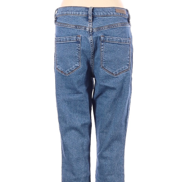 BLANK NYC Great Jones in Varsity Blue Snap Front Raw Frayed Hems Sz 27 - Picture 6 of 14